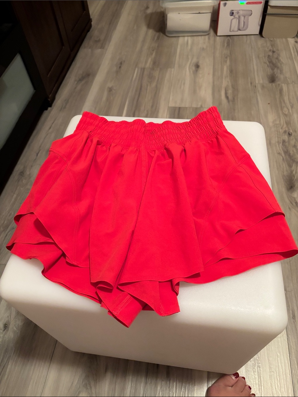 Women’s Athletic LULULEMON Shorts - Bright Pink Active Shorts - Picture 3 of 7